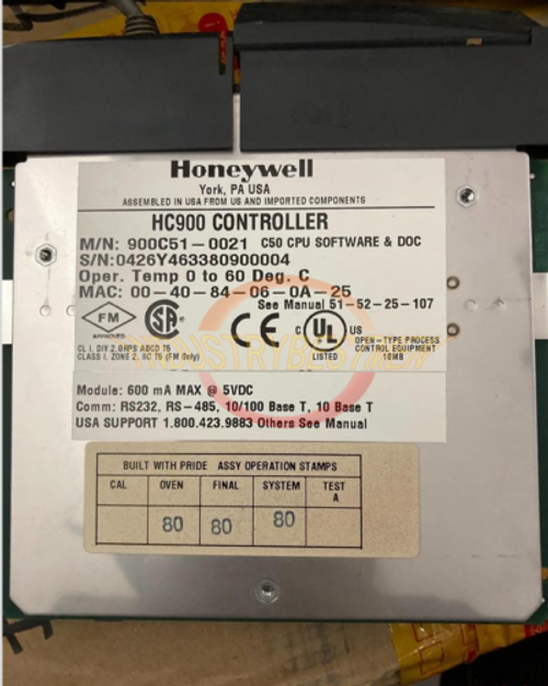 One Used Honeywell 900C51-0021