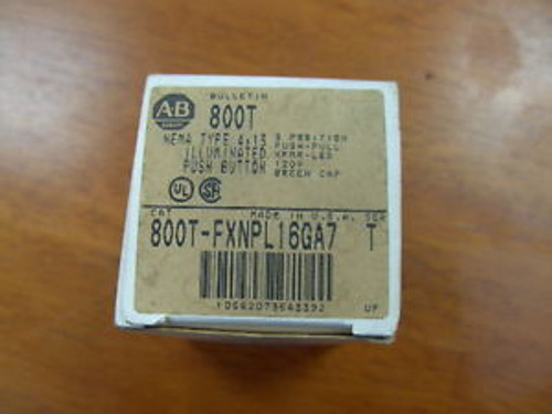 Allen Bradley 800T-Fxnpl16Ga7 Push - Pull Pushbutton