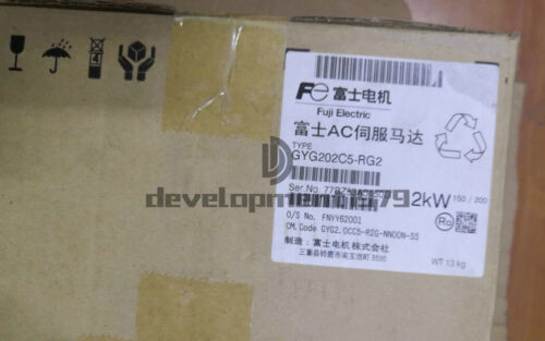 One New Fuji Servo Motor Gyg202C5-Rg2/Gyg202C5Rg2