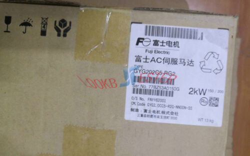 1Pcs  Fuji Servo Motor Gyg202C5-Rg2/Gyg202C5Rg2 New