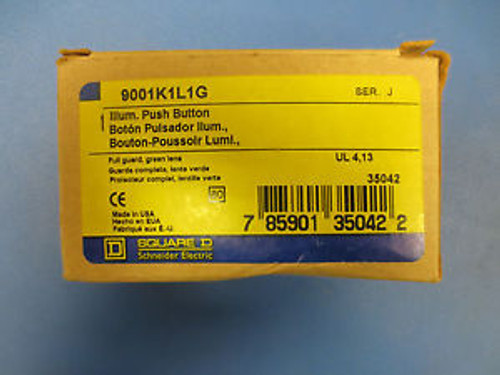 Square D 9001K1L1G  Illuminated Push Button New