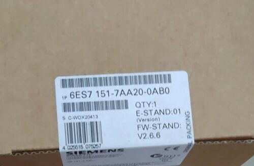 New Siemens 6Es7151-7Aa20-0Ab0 6Es7 151-7Aa20-0Ab0