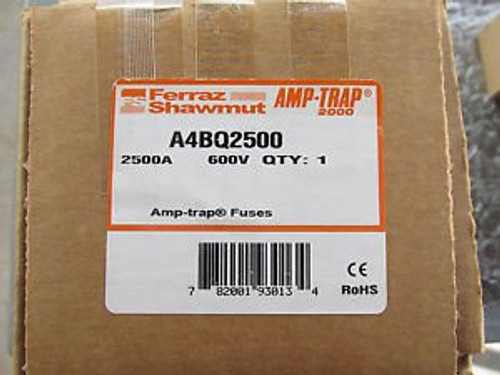 Ferraz Shawmut Amp Trap A4BQ2500 Fuse 2500 Amp 600V Bussmann KRP-C-2500SP NEW