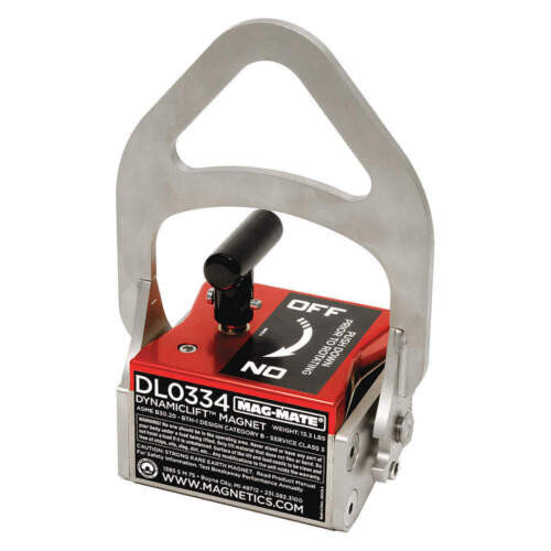 Mag-Mate Dl0334 Lifting Magnet,9-1/4" H,6-1/2" L