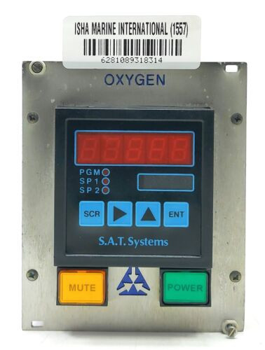 S. A. T Systems Dpm72.02.Pp Oxígeno Analizador Estante Soporte Panel