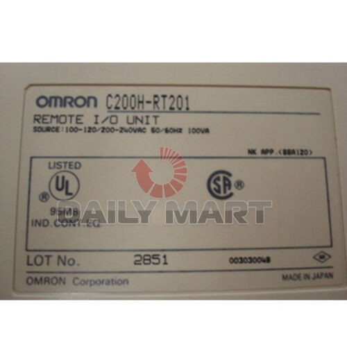 Used & Testeded Omron C200H-Rt201 C200Hrt201