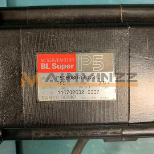 One Used Sanyo Denki P50B08075Hcs1J Ac Servomotor