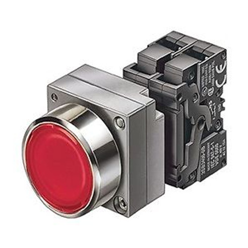 Pushbutton, Led, 24Vac/Dc, Flush, 22Mm, Rd