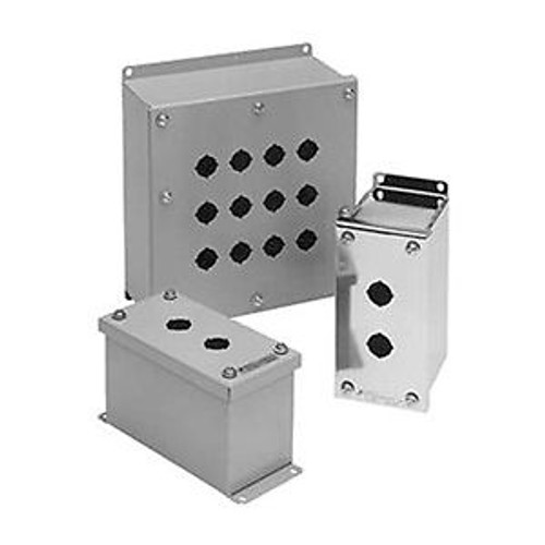 Enclosure, Pushbutton, 1Hole, Sheet Steel