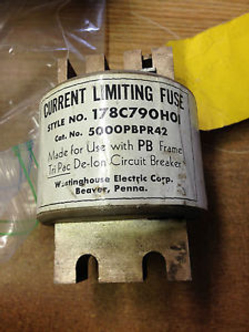 NEW WESTINGHOUSE CURRENT LIMITING FUSE P/N: 178C790H01 (TR-K)