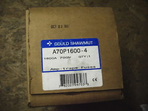 GOULD SHAWMUT A70P1600-4 AMP-TRAP FUSE NEW