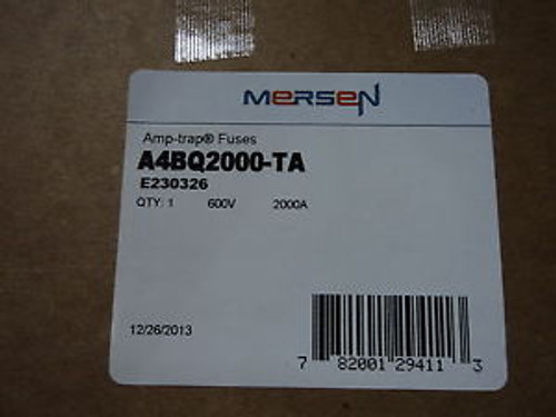 MERSEN A4BQ2000-TA  AMP TRAP FUSES  Amps: 2000, Volts AC: 600, Volts DC: 500,