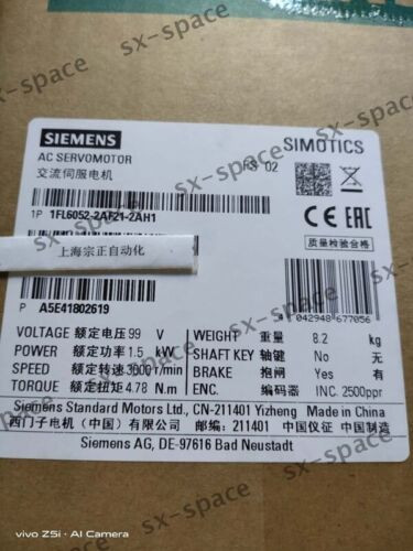 New 1Fl6052-2Af21-2Ah1