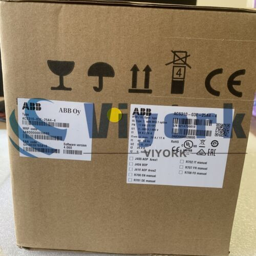 Abb Acs310-03E-25A4-4 Drive Acs310 Series 3 Phase Emc Filter Connected New