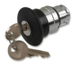 28W5577 Schneider Electric Zb4Bs1210 Actuator, Key, Harmony Xb4 Pushbutton