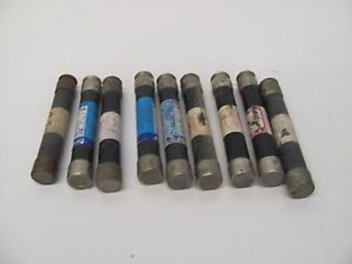 Pack of 9 LITTLEFUSE FLSR 30 TIME DELAY FUSE, DUAL ELEMENT, 600V USED