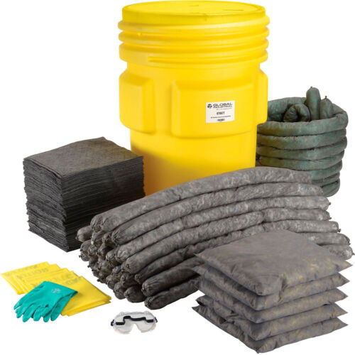 Global Industrial Universal Spill Drum Kit 94 Gallon