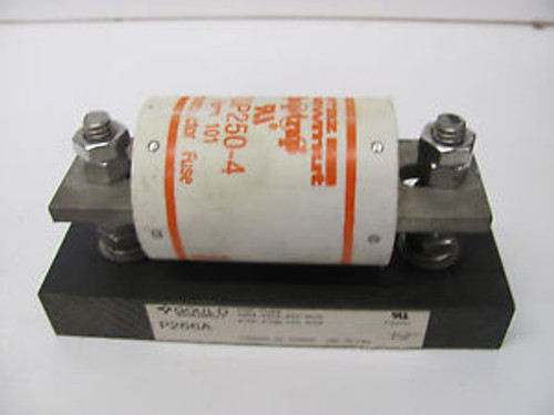 FERRAZ SHAWMUT P266A FUSE HOLDER 1000VAC 600AMP 1P W/ A70P250-4 FUSE USED