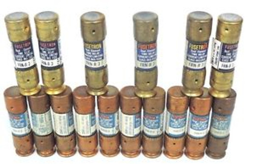 Pack of 16 BUSSMANN FRN-R-3 FUSETRON DUAL-ELEMENT CLASS RK5 FUSES 250V 3AMP