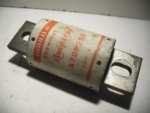 GOULD SHAWMUT A70P250 TESTED SEMICONDUCTOR FUSE