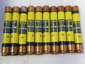 Lot Bussmann LPS-RK- 2 8/10 sp Amp Fuses Low-Peak 600V