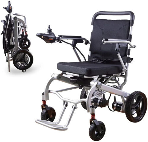 Rager Lightweight Foldable Electric Wheelchair Weight 40Lbs -Detachable Battery