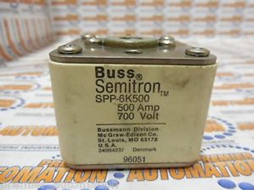 BUSS, SPP-6K500, SEMITRON FUSE, 500 A, 700 V