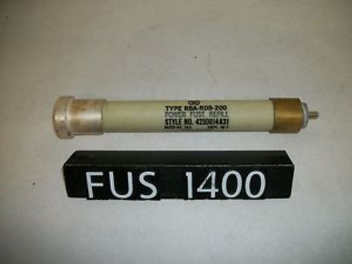 Westinghouse 423D814A31 RBA-RB-200 50Amp 15500 Volt Fuse Refill (FUS1400)