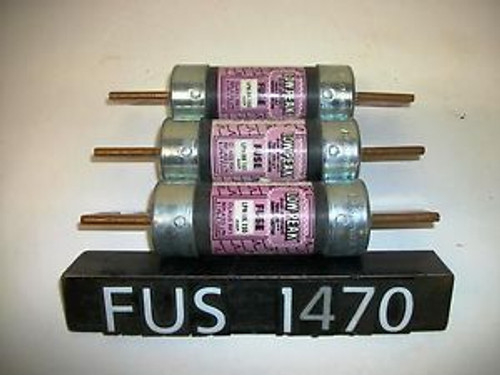 Bussmann LPN-RK-150 150 Amp 250 Volt Set of 3 Low Peak Fuses (FUS1470)