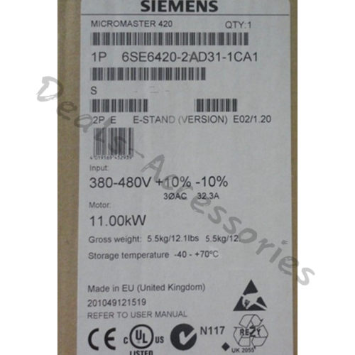 New In Box Siemens 6Se6420-2Ad31-1Ca1 6Se6 420-2Ad31-1Ca1 Inverter 1Pcs