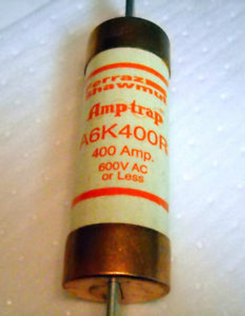 Used Ferraz Shawmut Amp-trap A6K-400-R Current Limiting Fuse A6K400R