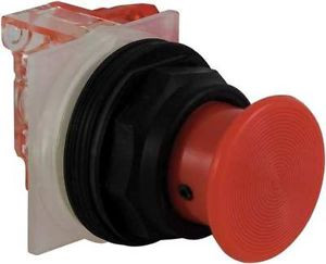 Square D 9001Skr24Rh6 Pushbtn,Non-Ill.,Rd,30Mm,1Nc,1 3/8Inmush