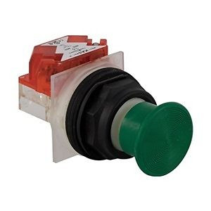 Pushbtn, Non-Ill., Gr, 30Mm, 1Nc, 1 3/8Inmush