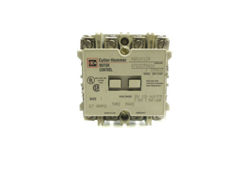 Cutler Hammer 6710C54G06 A201K1Ca 110/120V 27A