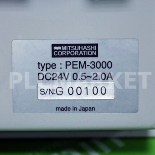 Used Mitsuhashi Pem-3000 Collection Controller "" Fast Intl' !