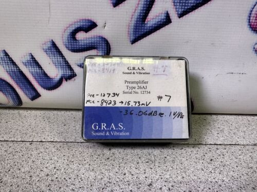 G.R.A.S. Sound & Vibration Pre Amplifier Type 26Aj