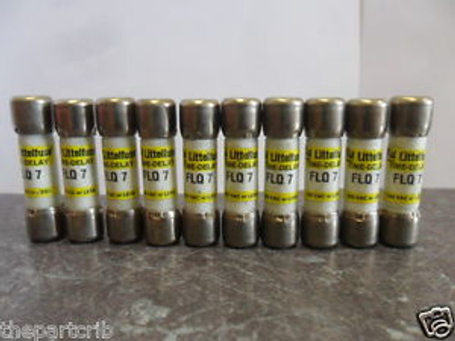 Lot Littelfuse FLQ 7 7 Amp Class CC Fuses Bussmann FNQ-7 500V