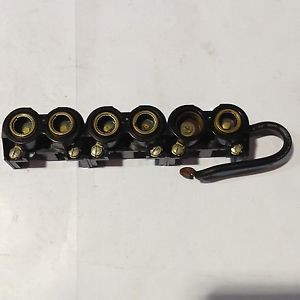 1087142 Wadsworth 6 Pole Screw In Fuse Holder W/ 600V Wire 30A 250V