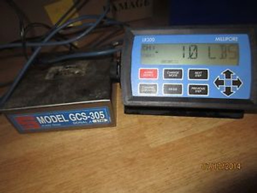 MILLIPORE SPAN GCS-305 GAS SCALE w/ LR 300-41SAM-305-4100