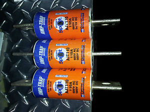 Pack of 3 Amp-Trap 2000 AJT110 Smart Spot Fuse 600V 110A