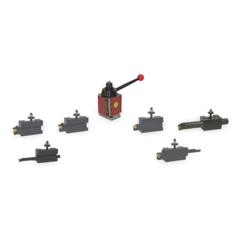 Dorian Sdn25Axa-Bsii Tool Post & Holder Set,7 Pc,Axa
