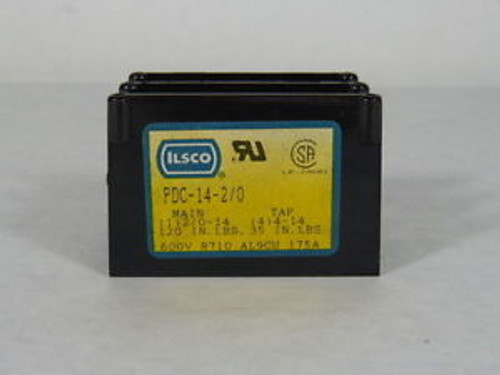 ILSCO PDC-14-2/0 Power Distribution Block   USED