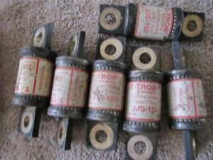 T-TRON FAST ACTING FUSES JJS-150 Pack of 6 FUSES JJS150