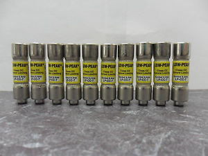 Lot Bussmann LP CC-7 Amp Fuses Low Peak Class CC 600 Volts LPCC7