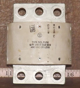 1 USED WESTINGHOUSE TYPE NPL FUSE