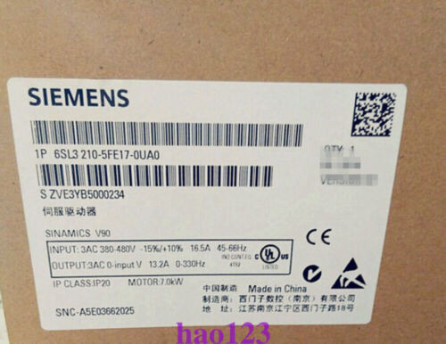Siemens 6Sl32105Fe170Ua0 Inverter 6Sl3210-5Fe17-0Ua0 Ping#