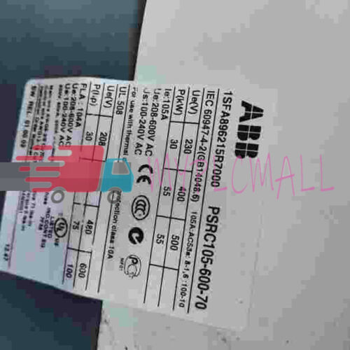 1Pcs 1Sfa896215R7000 / Psrc105-600-70 Used