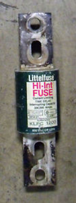 Littelfuse Hi-Int 1200 Amp Fuse 600 Volts KLPC 1200