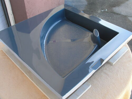 Textured Shower Seat Mold Set For Cultured Marble, Granite