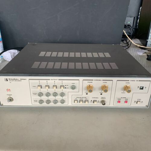 As-Is : Shibasoku Cd10A1 Color Decoder